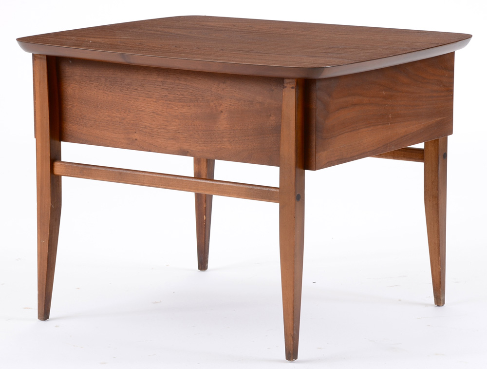 Pair of Two Walnut End Tables by Lane