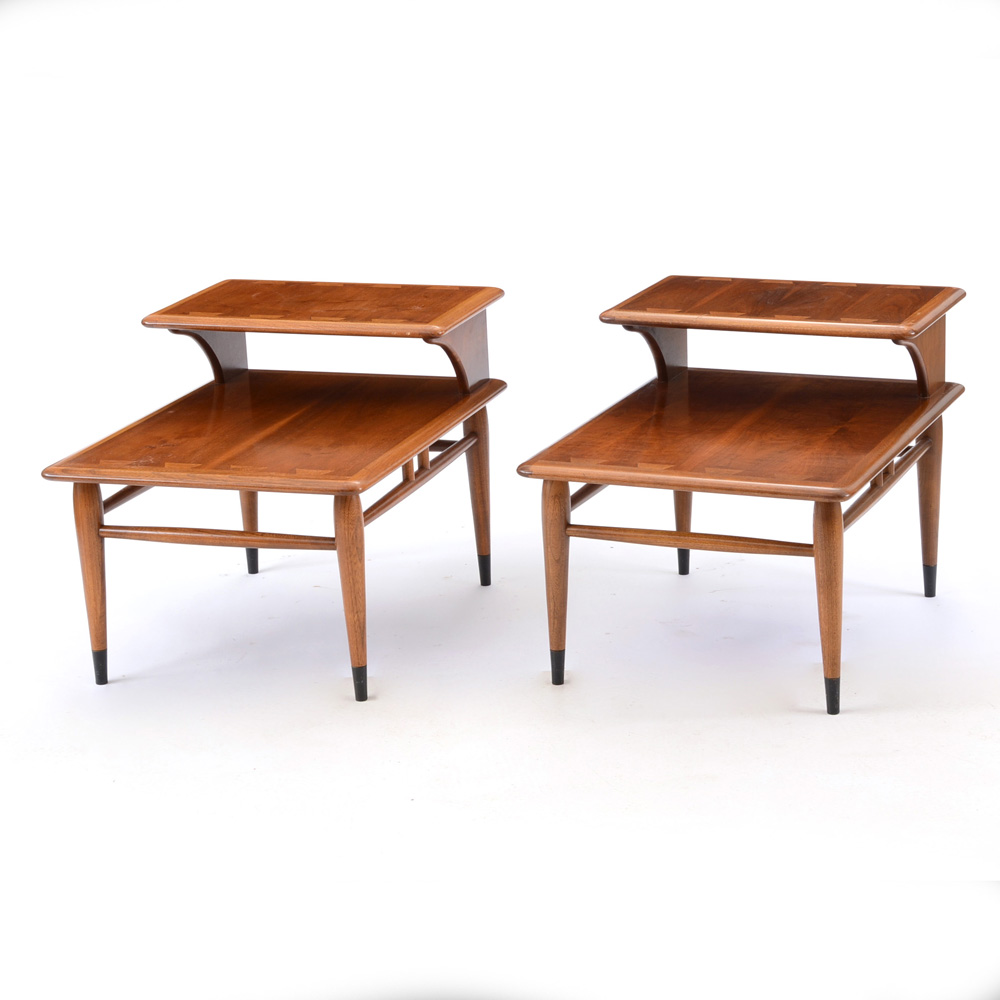 Pair of Vintage Lane "Acclaim" Step End Tables