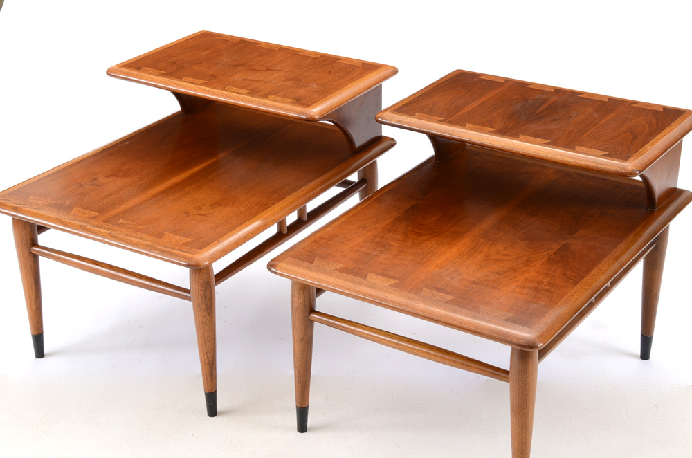 Pair of Vintage Lane "Acclaim" Step End Tables
