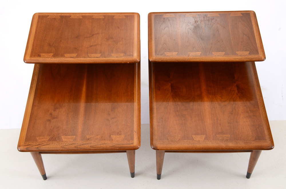 Pair of Vintage Lane "Acclaim" Step End Tables