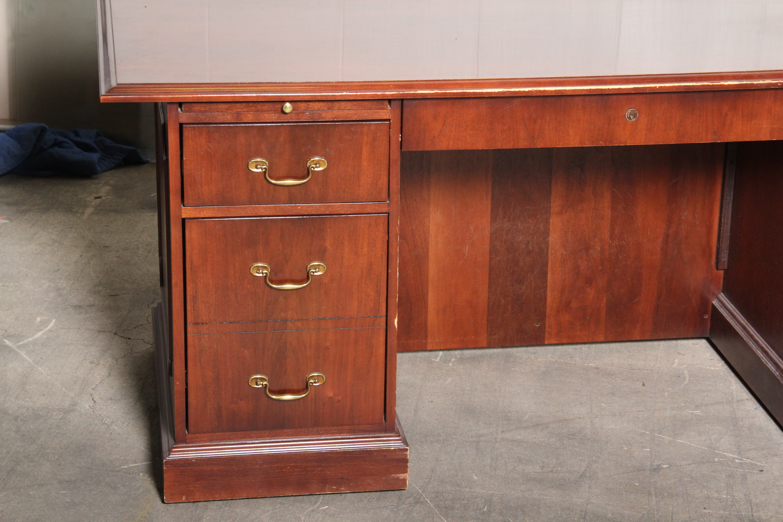 Paoli Executive Desk and Credenza