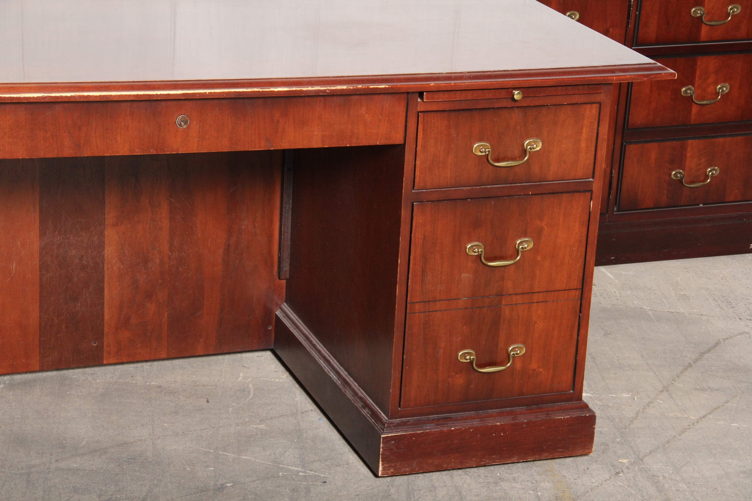 Paoli Executive Desk and Credenza