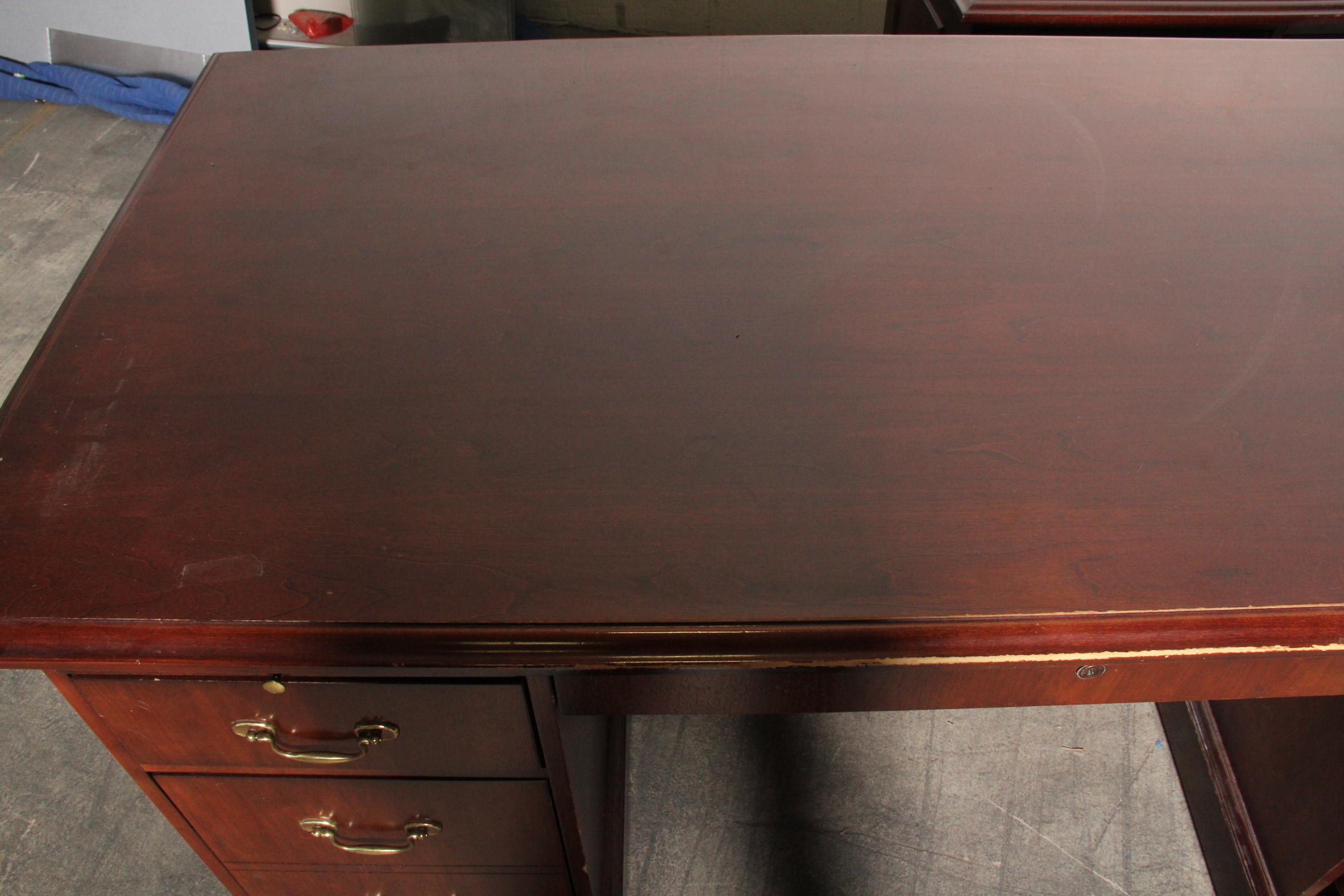 Paoli Executive Desk and Credenza