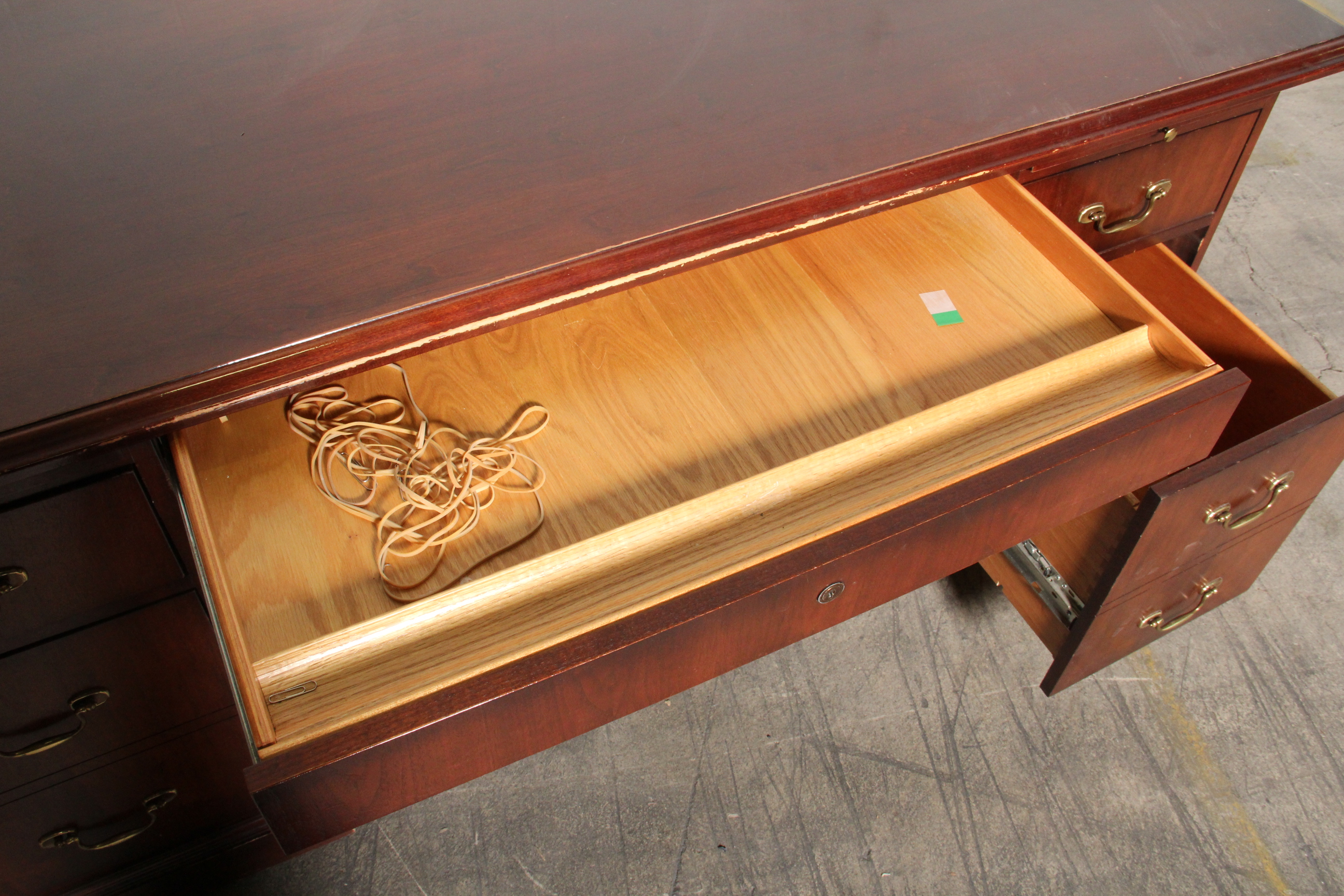 Paoli Executive Desk and Credenza