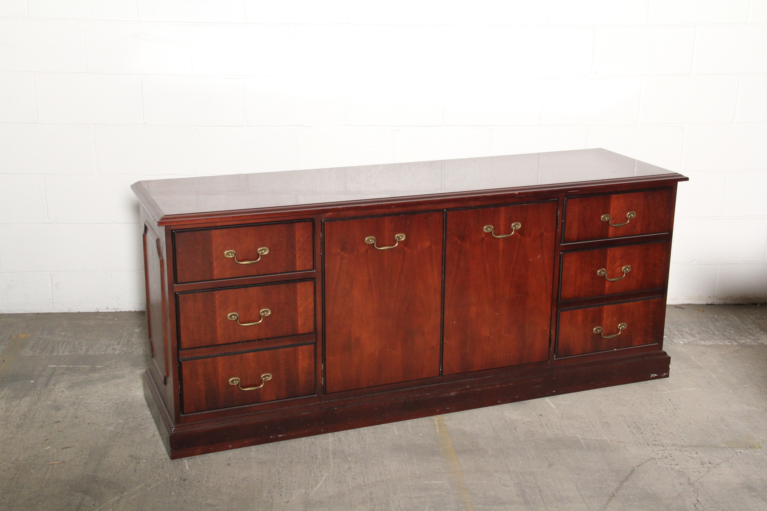 Paoli Executive Desk and Credenza
