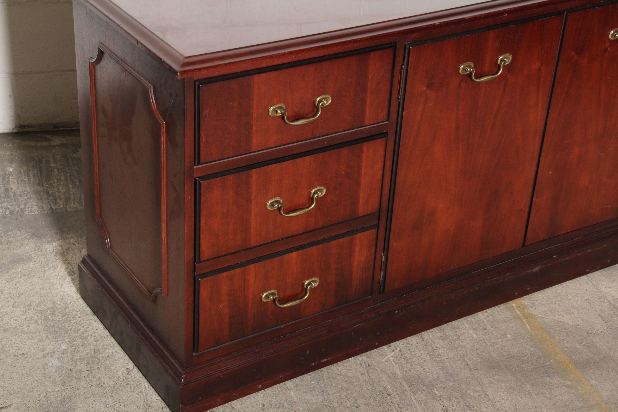 Paoli Executive Desk and Credenza