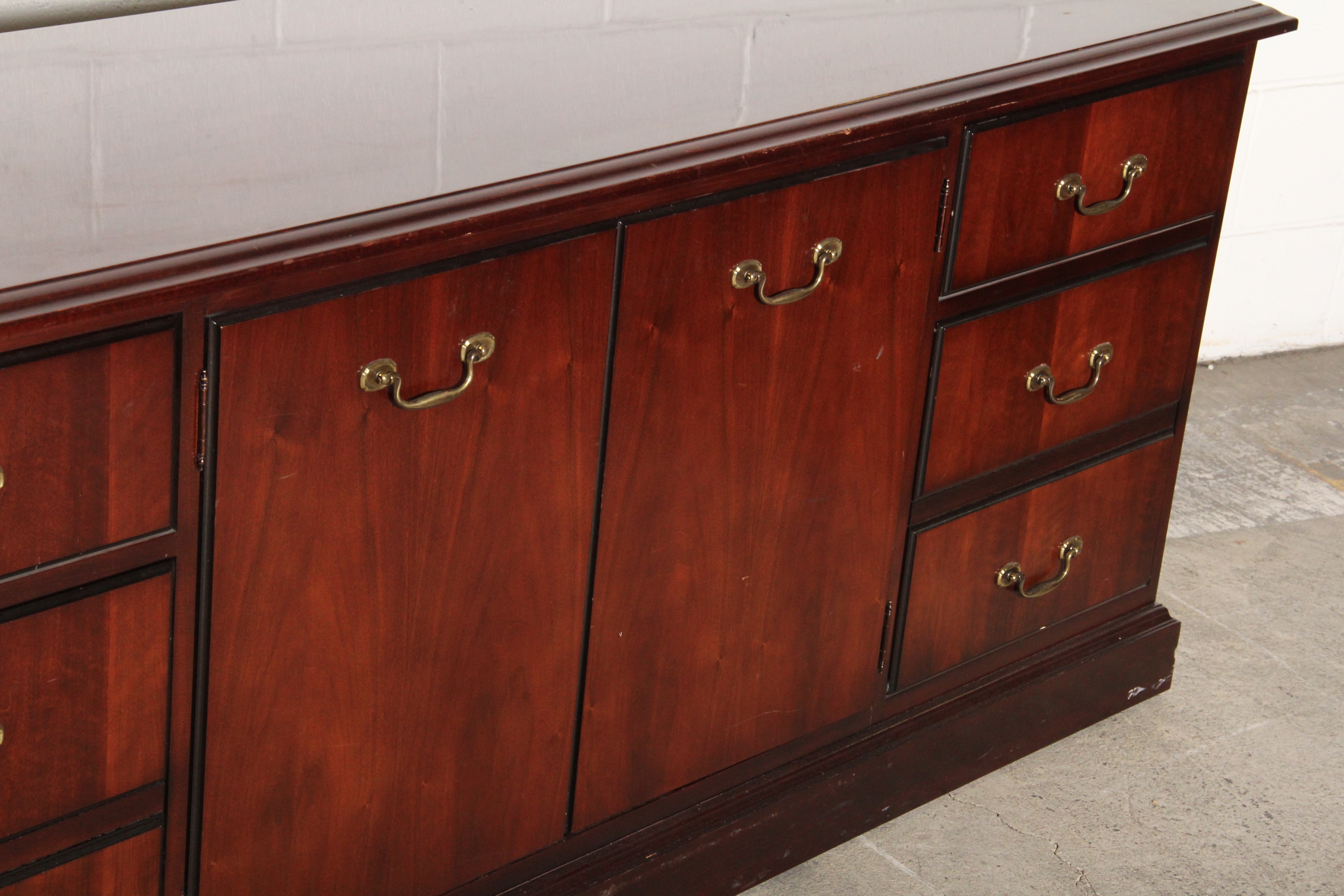 Paoli Executive Desk and Credenza