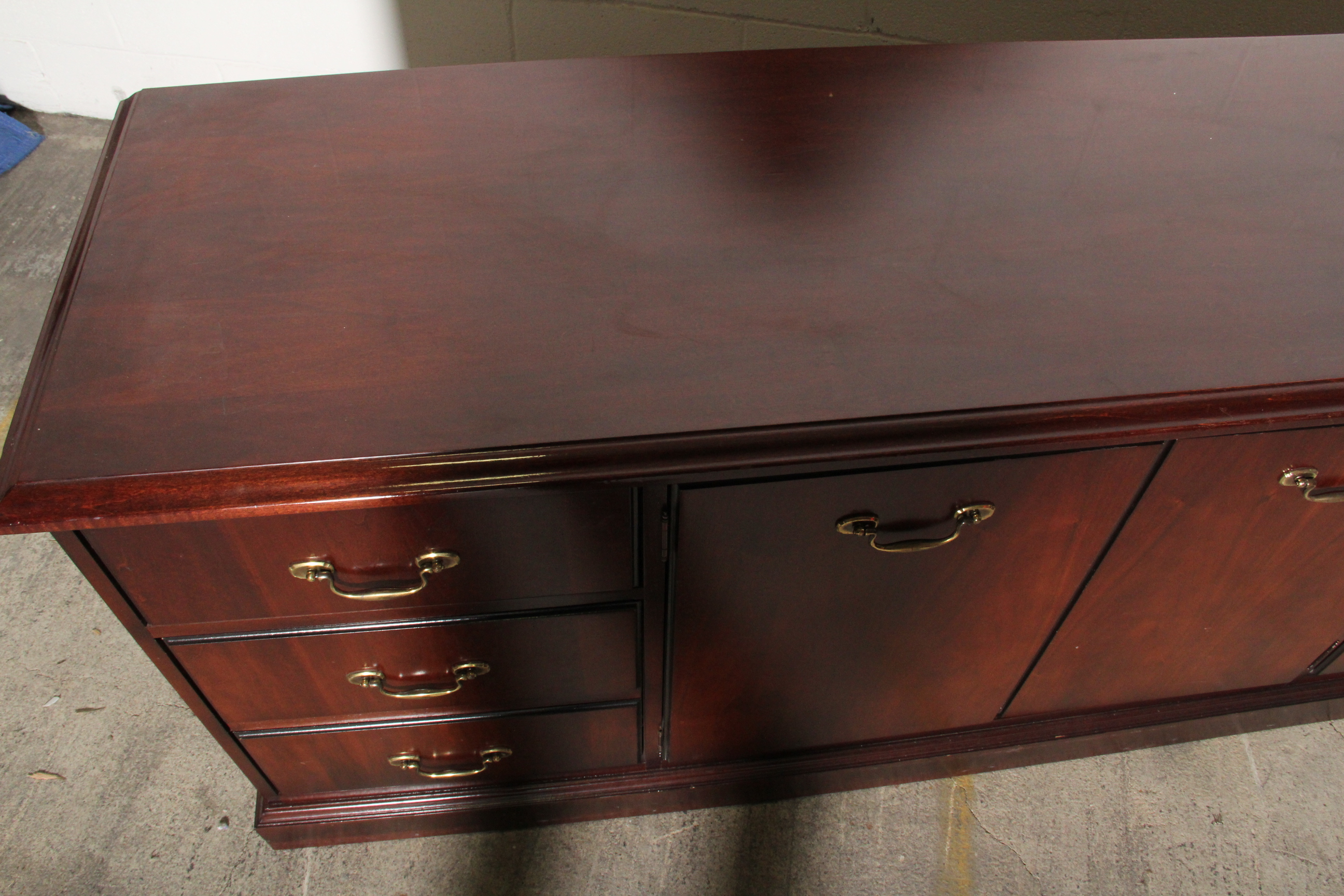 Paoli Executive Desk and Credenza