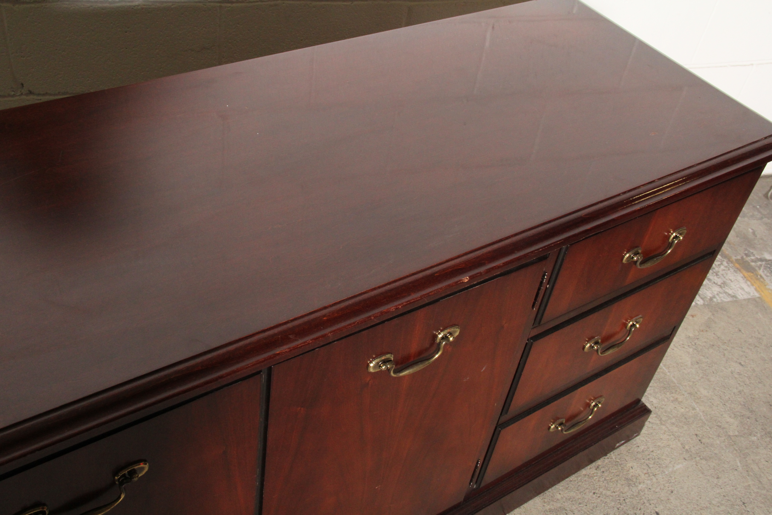Paoli Executive Desk and Credenza