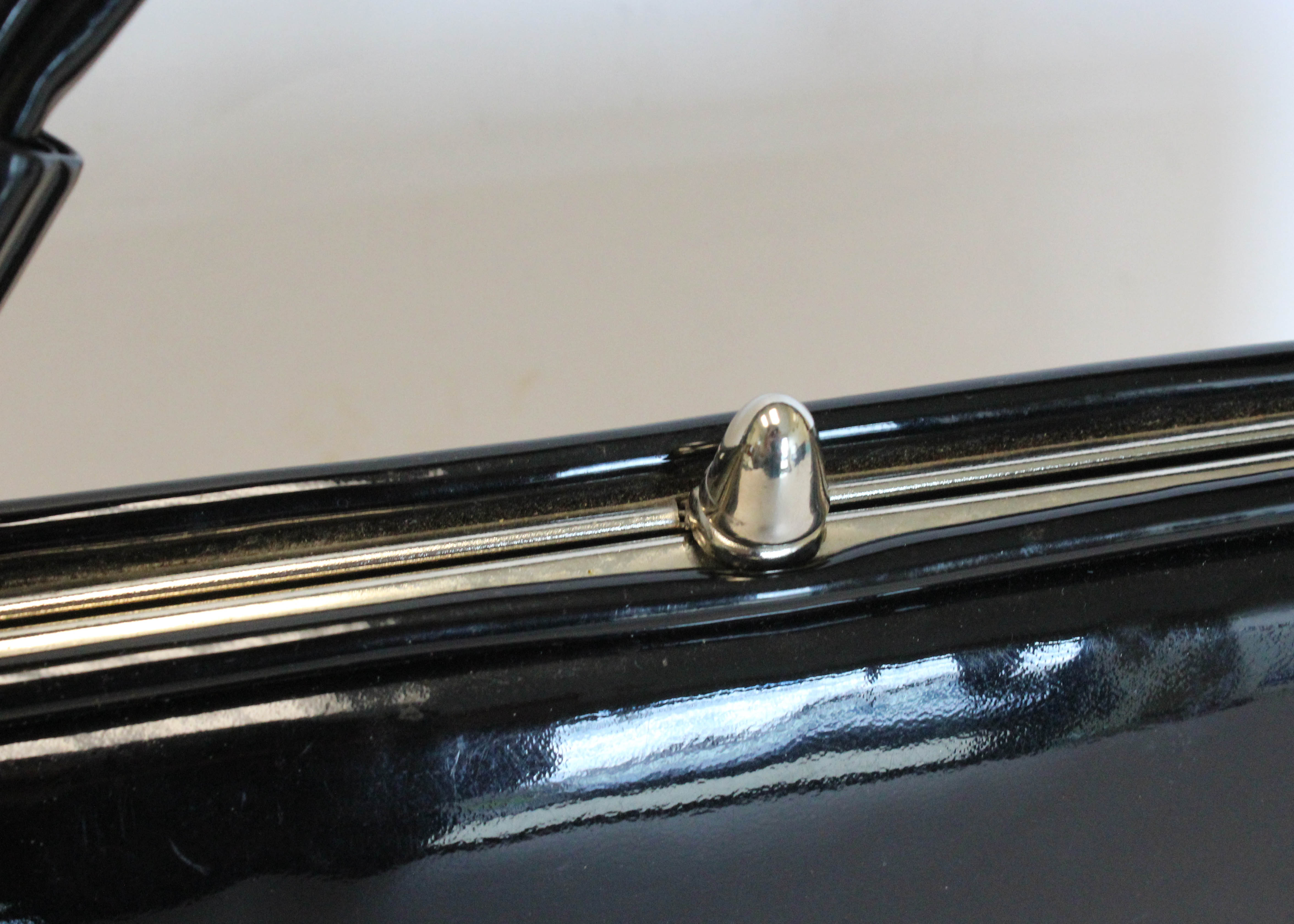 Two Vintage Black Handbags