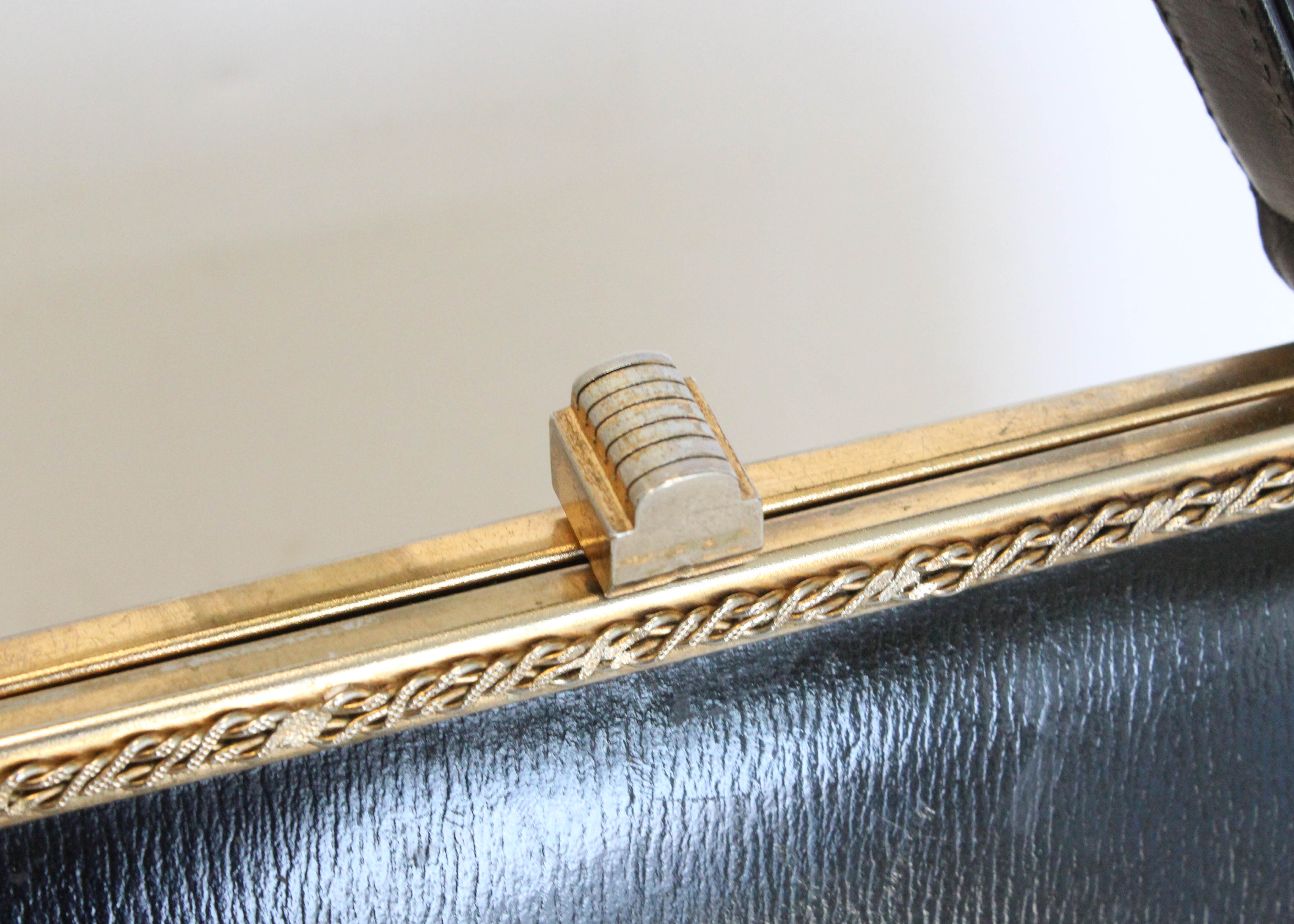 Two Vintage Black Handbags