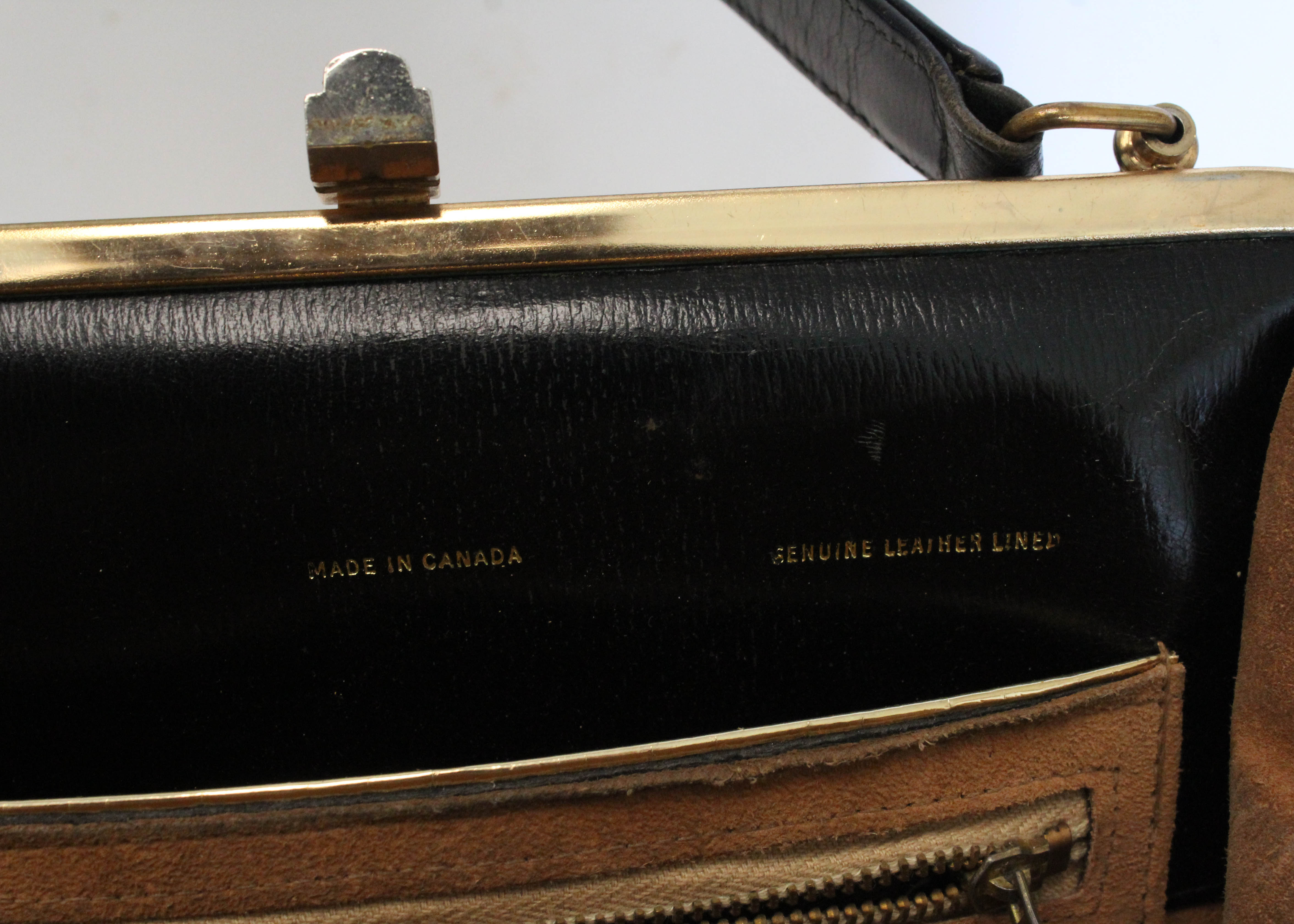 Two Vintage Black Handbags