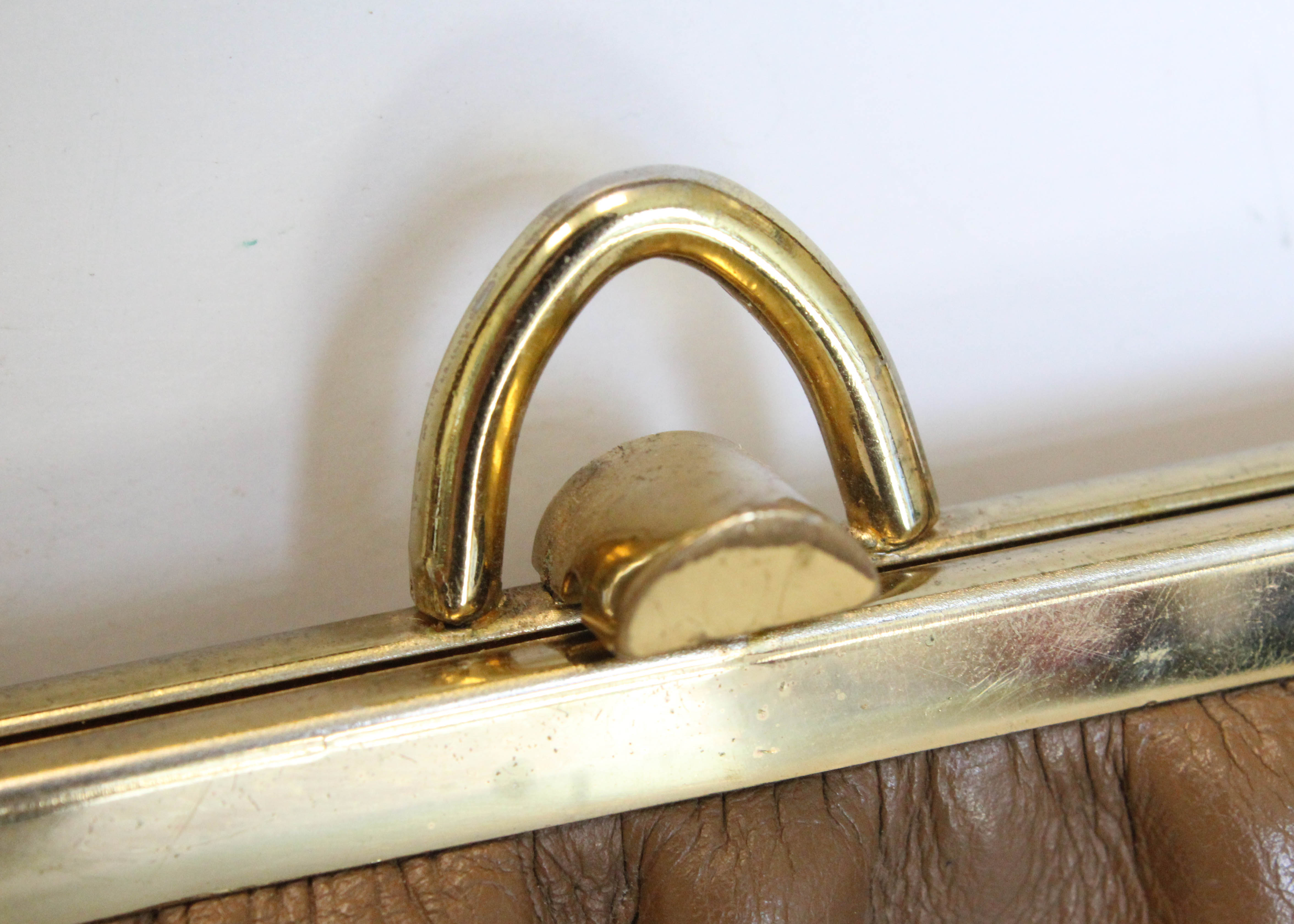 Etienne Aigner Brown Clutch and Handbag