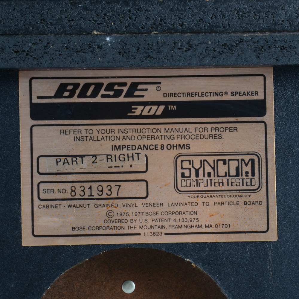 Pair of Bose Bookcase Speakers