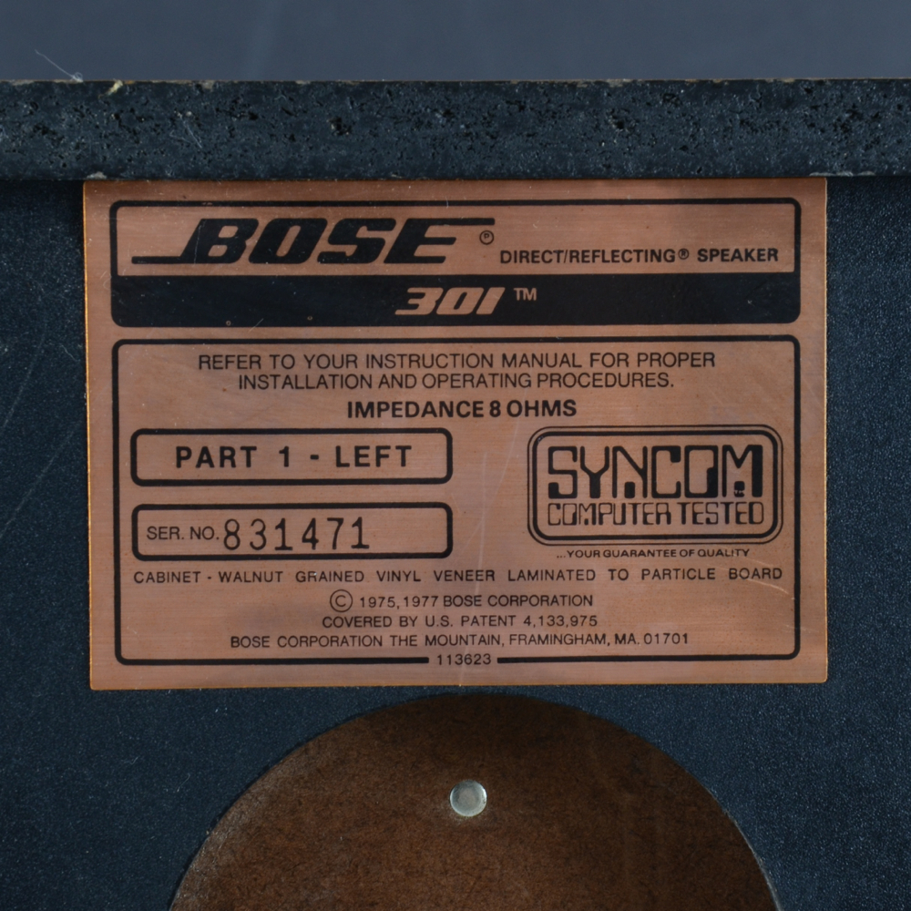 Pair of Bose Bookcase Speakers