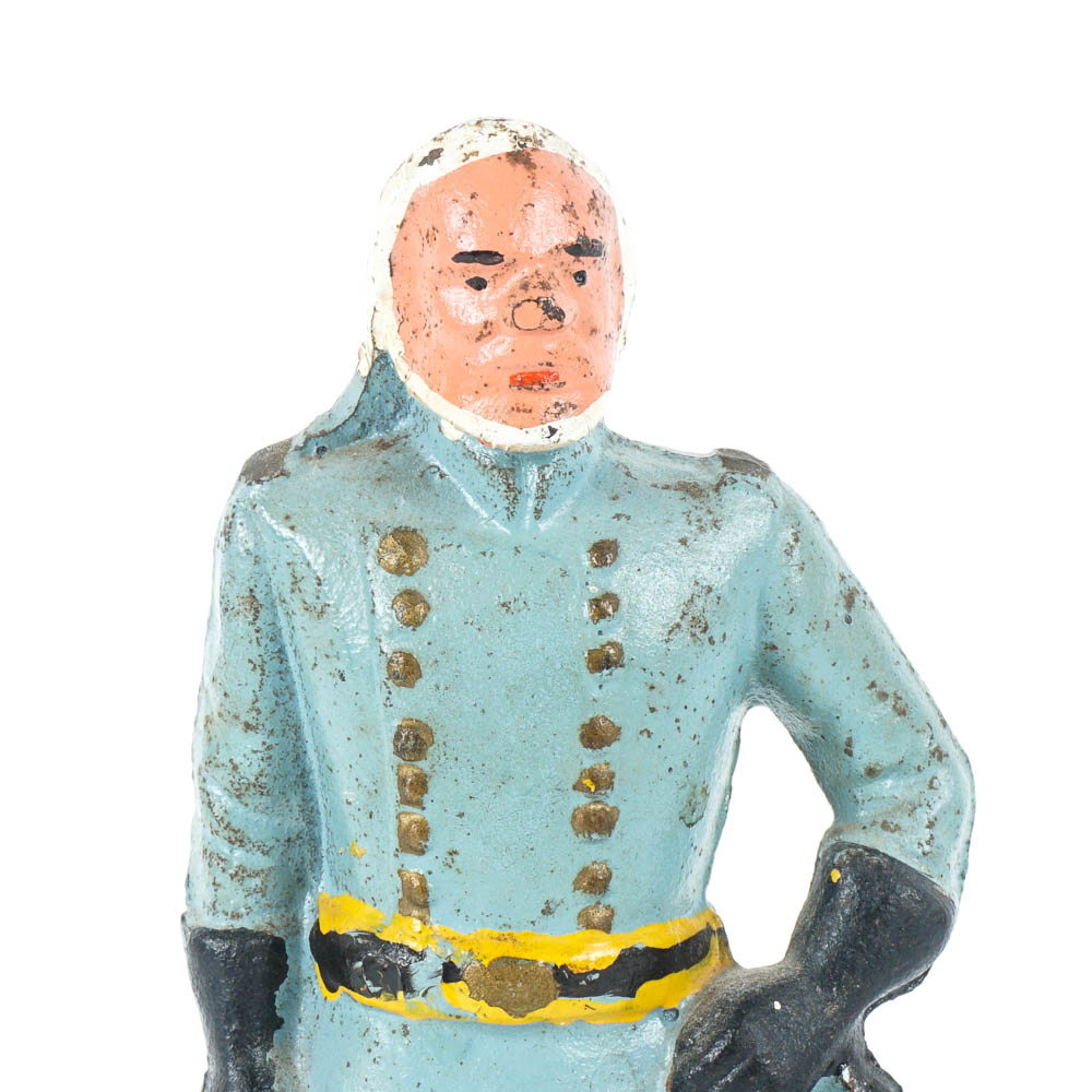 Antique Cast Iron Robert E. Lee Figurine