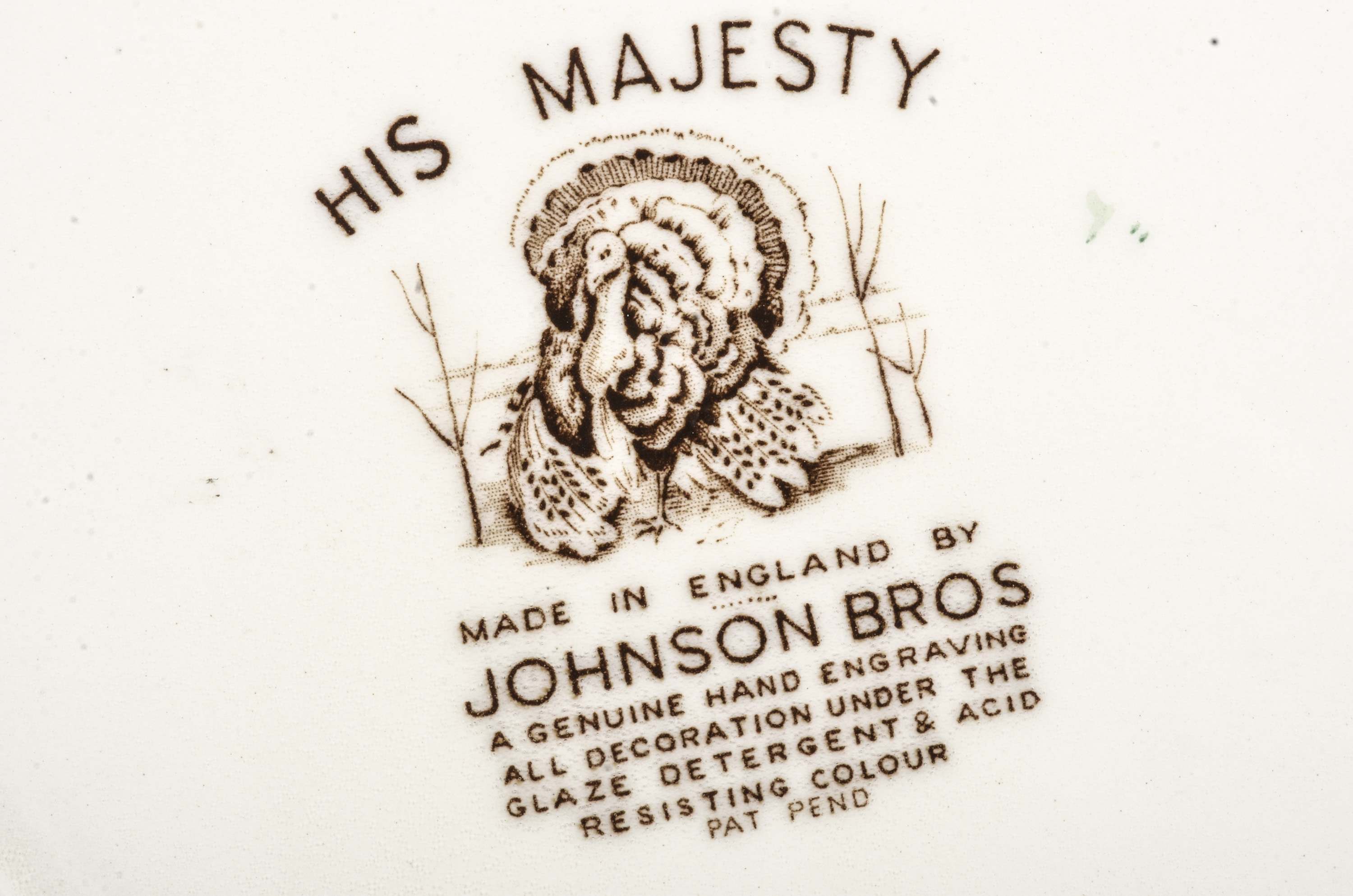 Johnson Bros. "His Majesty" Dinnerware