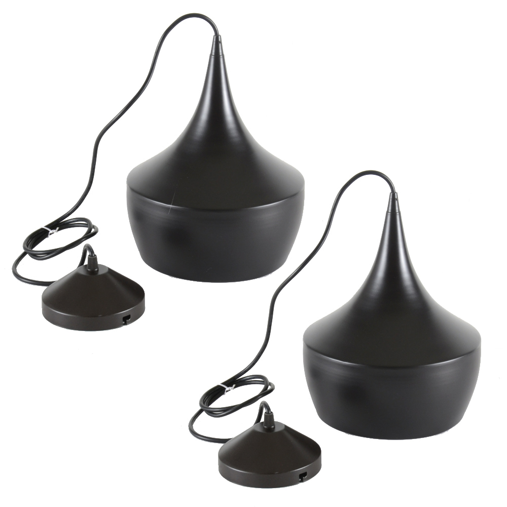 Pair of Nuevo Modernist Ceiling Lights