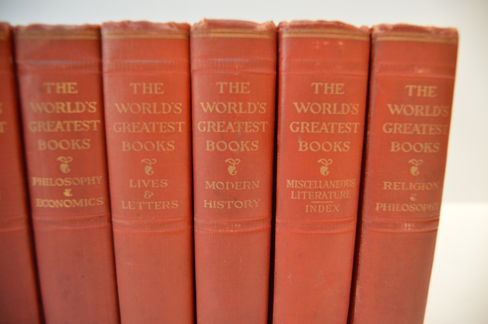 Antique Seven Volumes of "The World's Greatest Books"