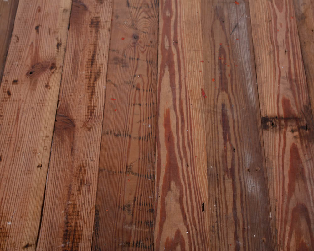 Industrial Style Wood and Cast Iron Coffee Table