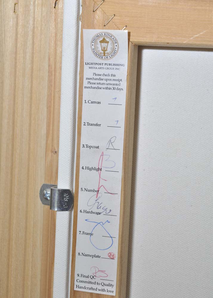 Thomas Kinkade Stairway to Paradise Publisher Proof 30x40" Canvas