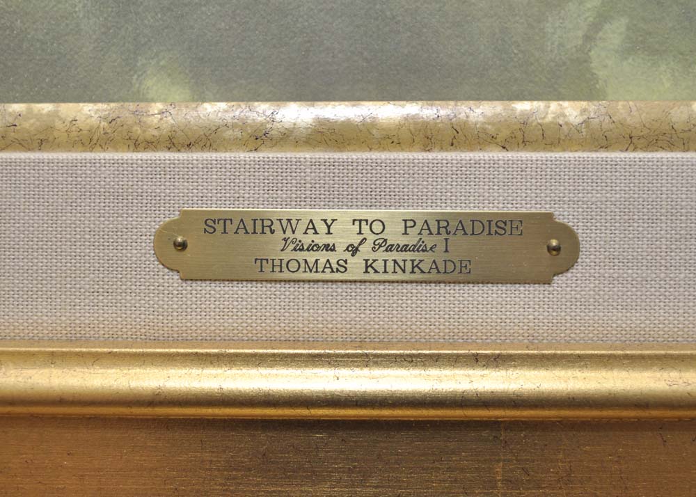 Thomas Kinkade Stairway to Paradise Publisher Proof 30x40" Canvas