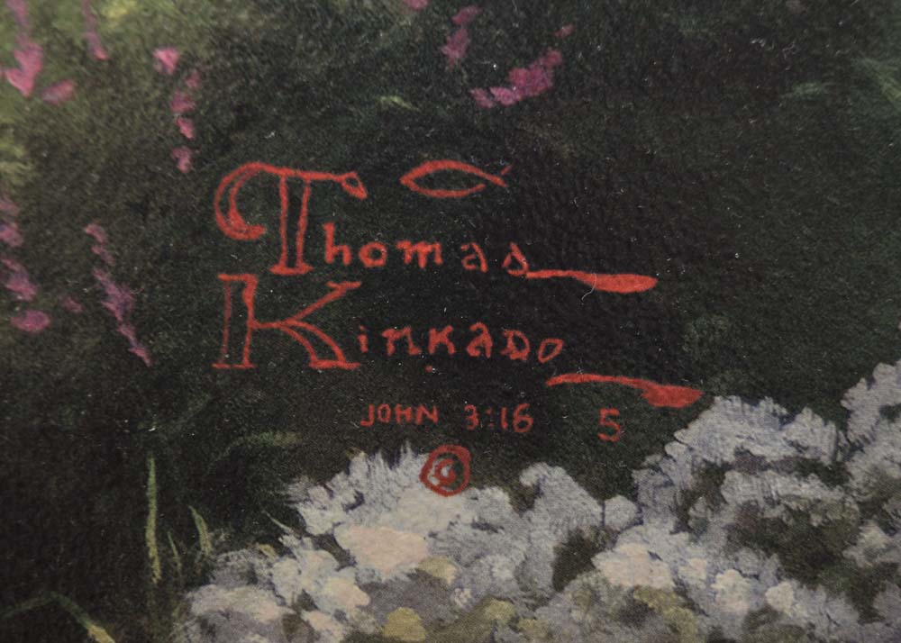 Thomas Kinkade Stairway to Paradise Publisher Proof 30x40" Canvas