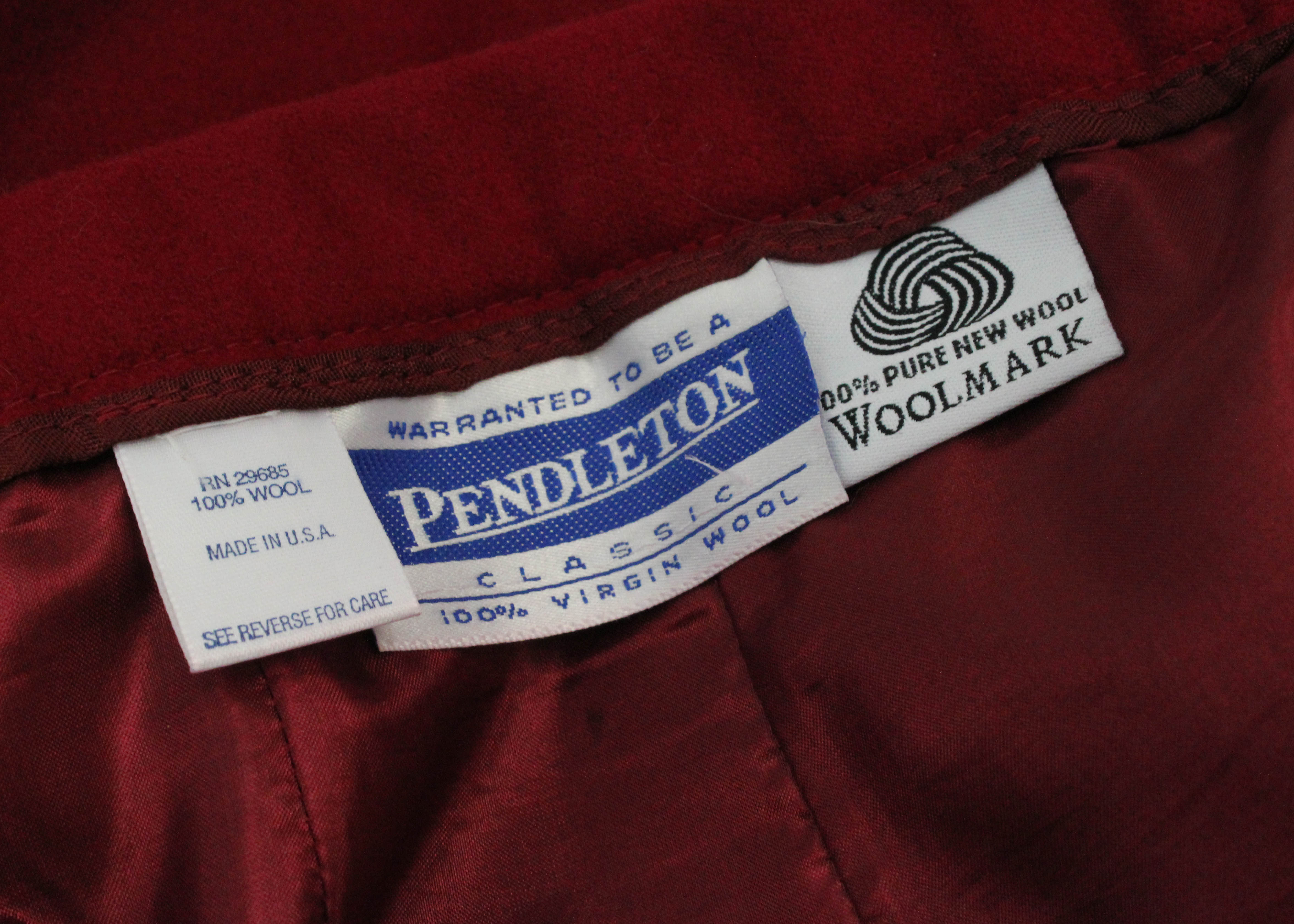 Two Vintage Pendleton Wool Skirts