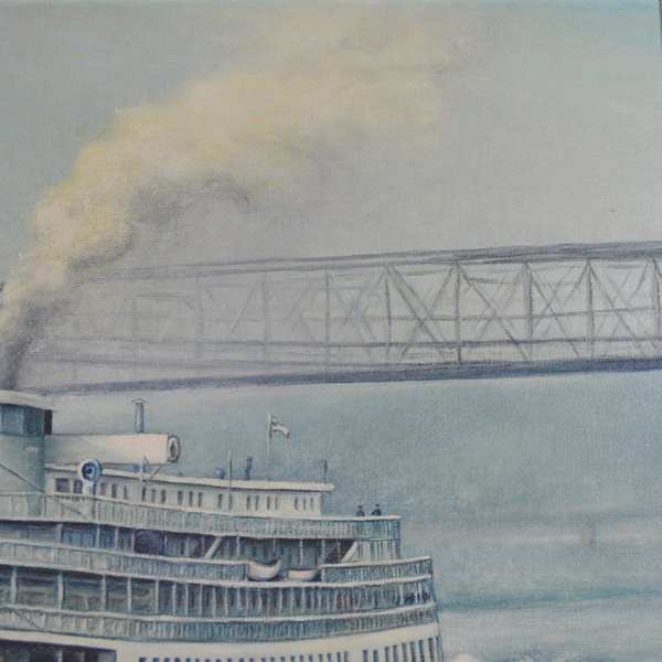 Helen Purdum "Delta Queen" Original Oil Painting