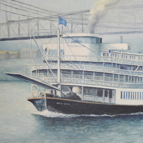 Helen Purdum "Delta Queen" Original Oil Painting