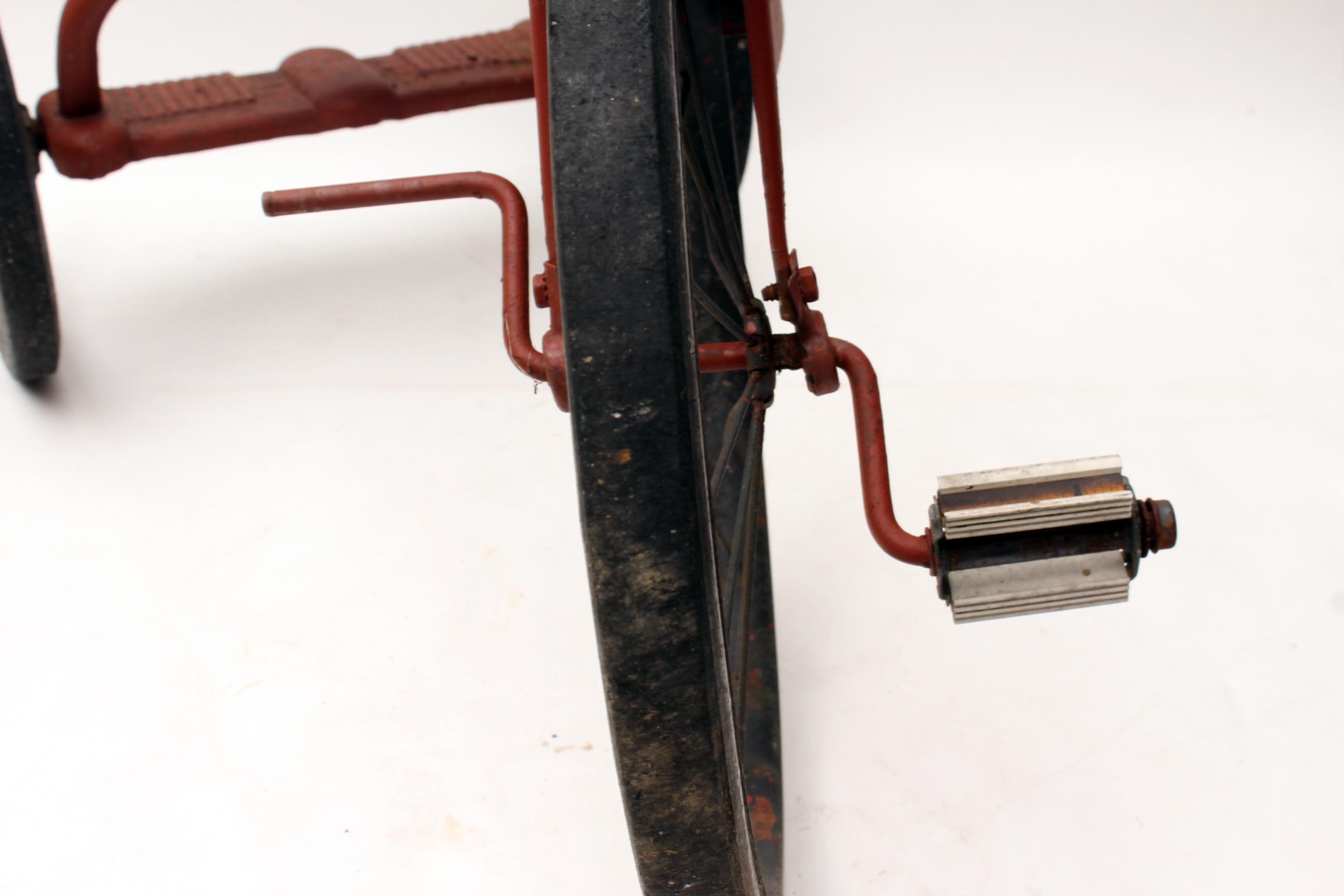 Vintage Two Step Murray Tricycle Hard Rubber Tire