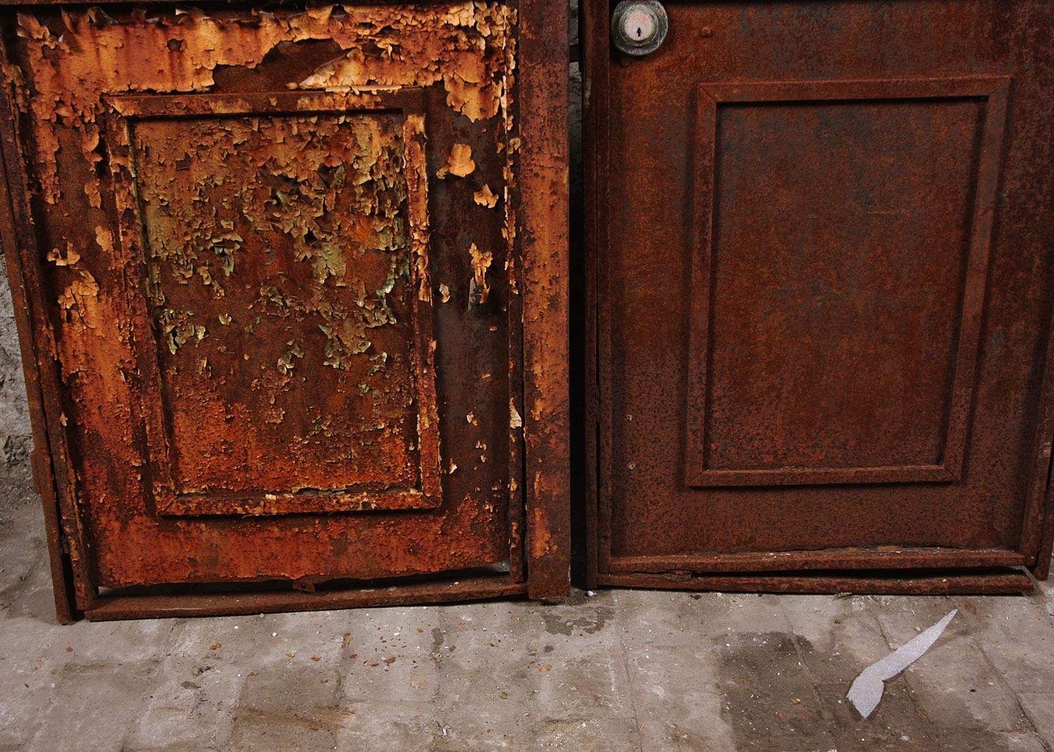 Antique Architectural Salvage Wrought Iron Doors