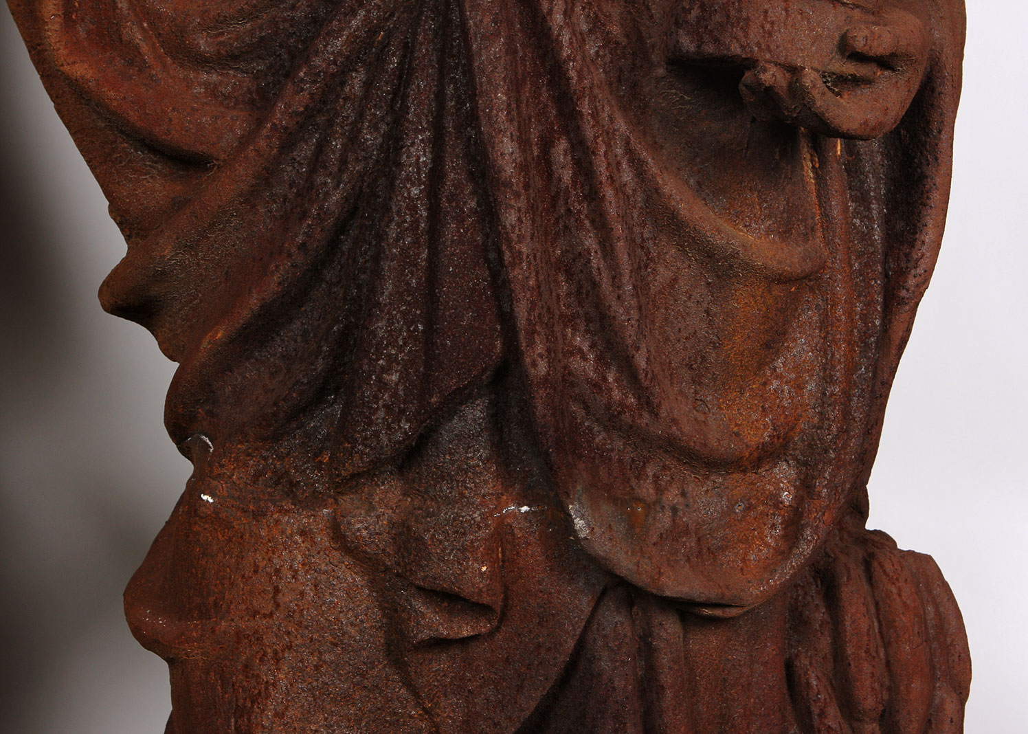 Cast Iron Outdoor Statue of Ancient Greek Woman