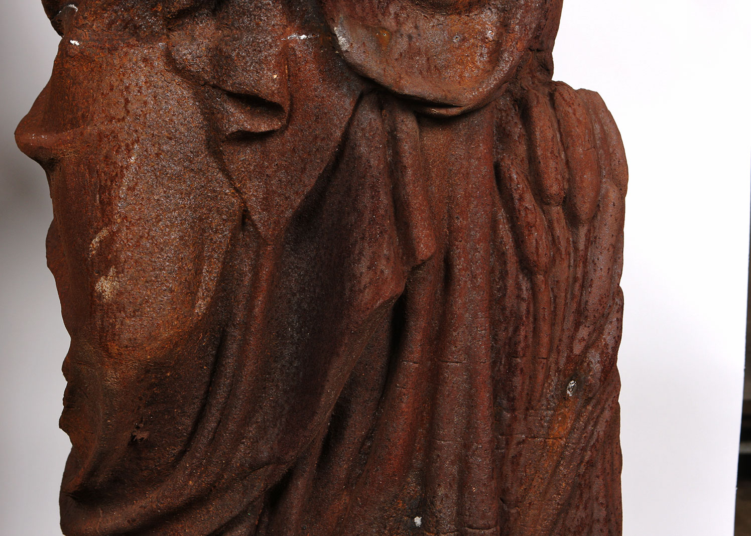 Cast Iron Outdoor Statue of Ancient Greek Woman