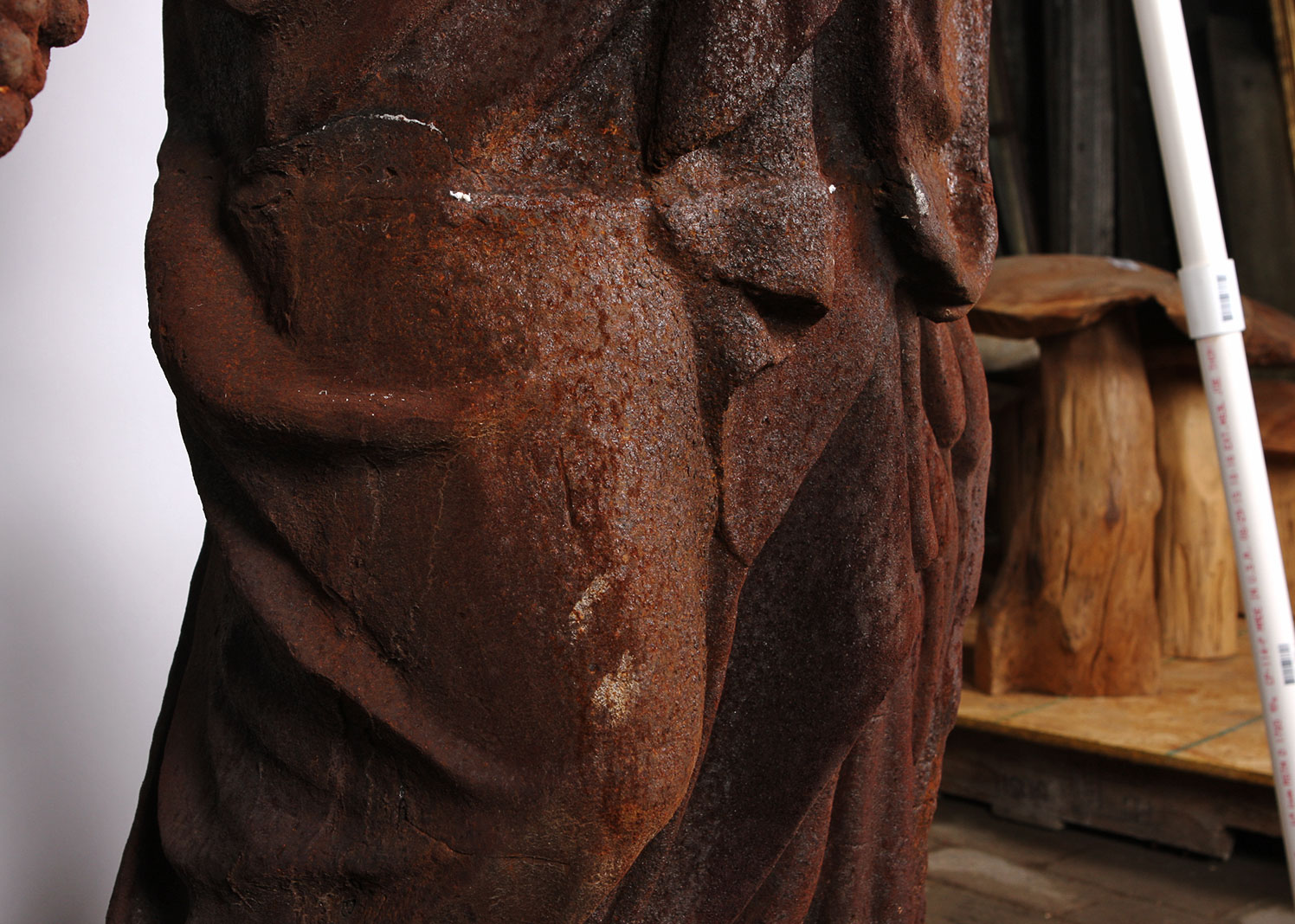 Cast Iron Outdoor Statue of Ancient Greek Woman