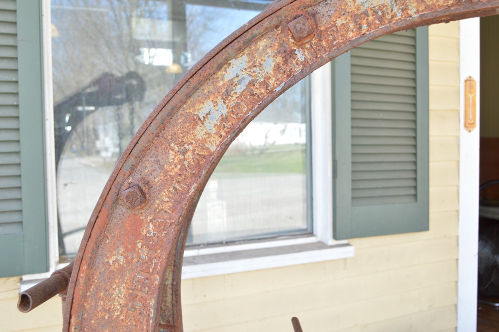 Antique Canton Portable Crane