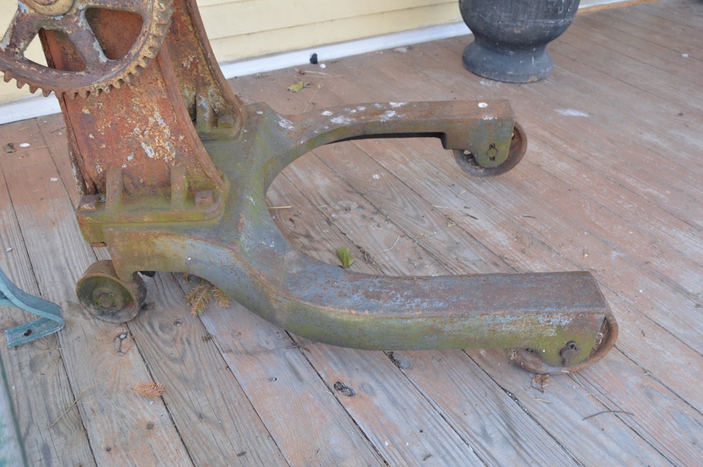 Antique Canton Portable Crane