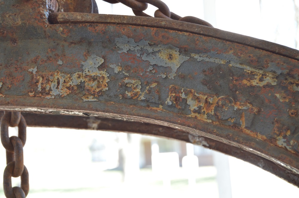 Antique Canton Portable Crane