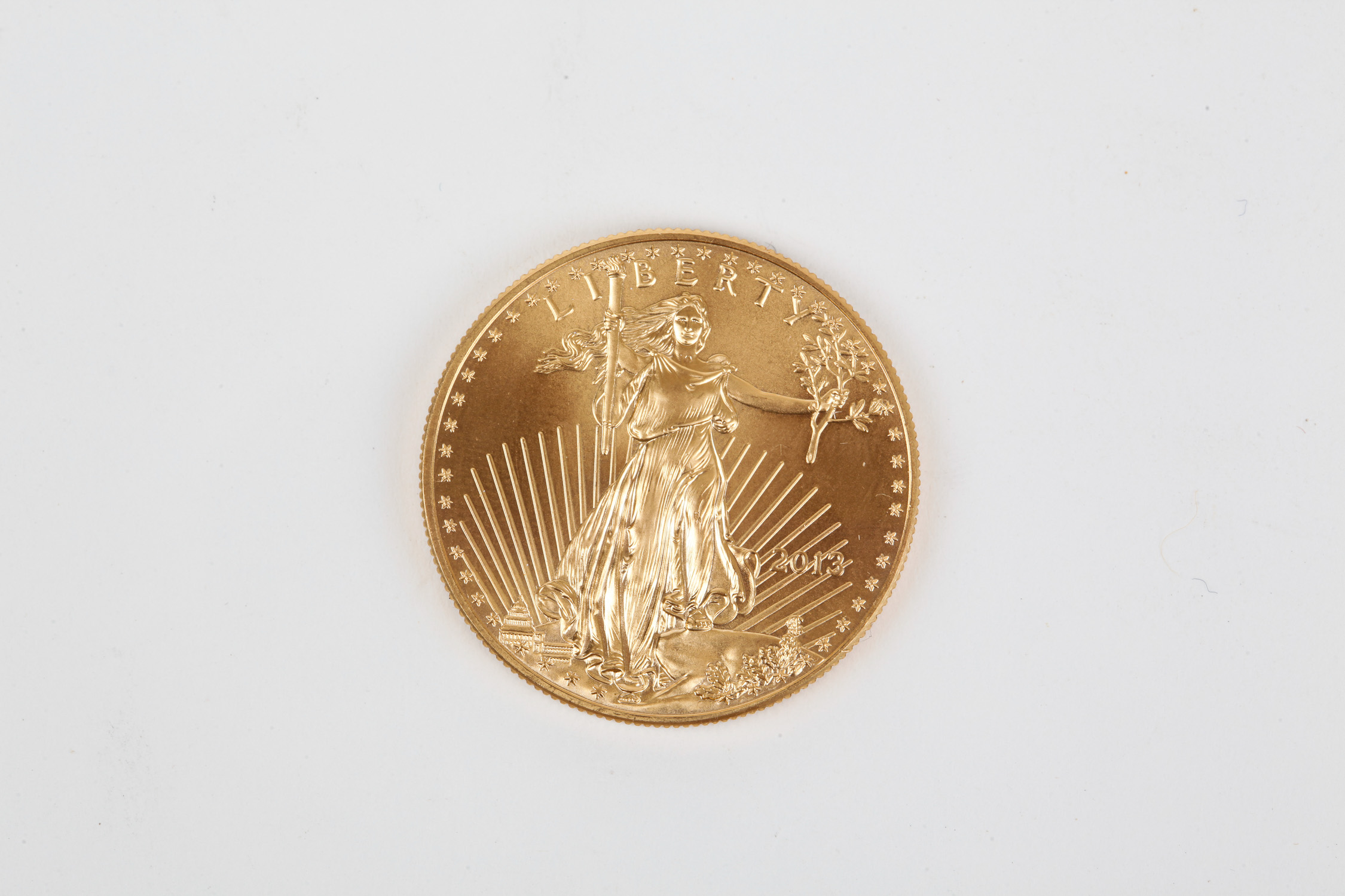 A 2013 Fifty Dollar "American Gold Eagle" Coin