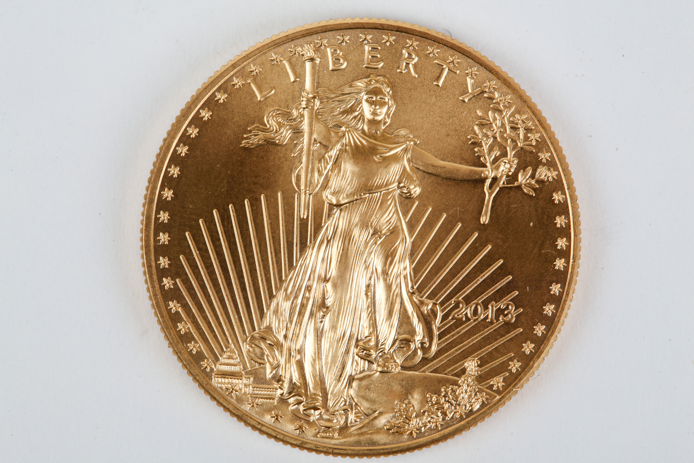A 2013 Fifty Dollar "American Gold Eagle" Coin