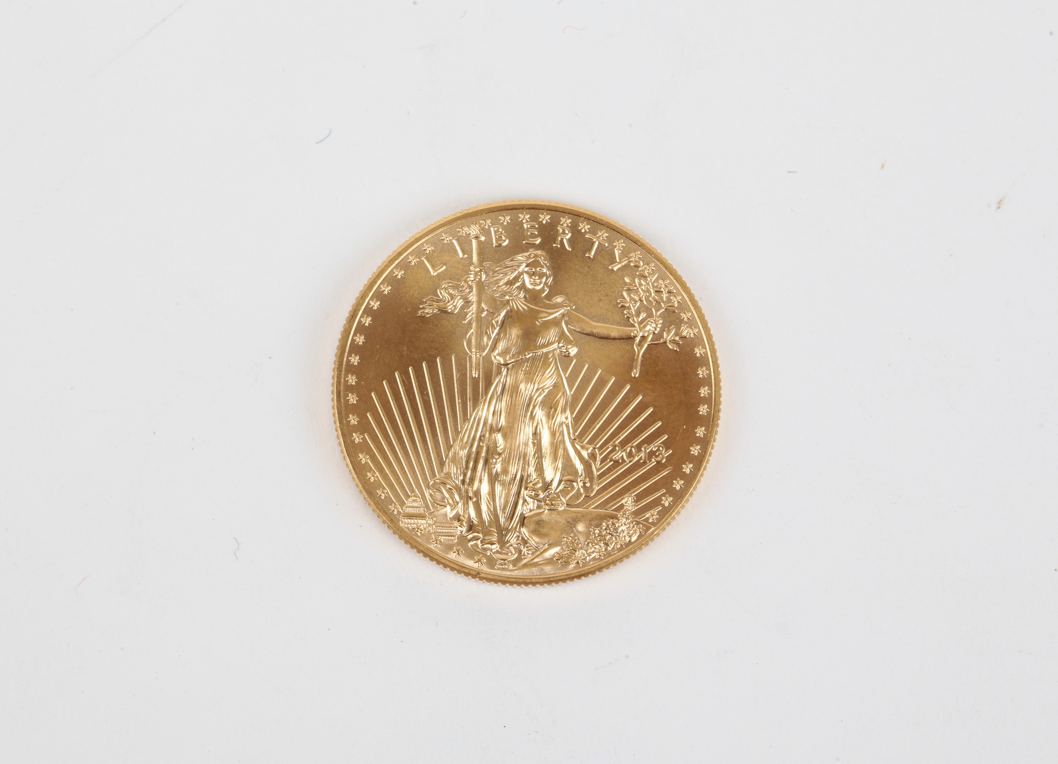 A 2013 Fifty Dollar "American Gold Eagle" Coin