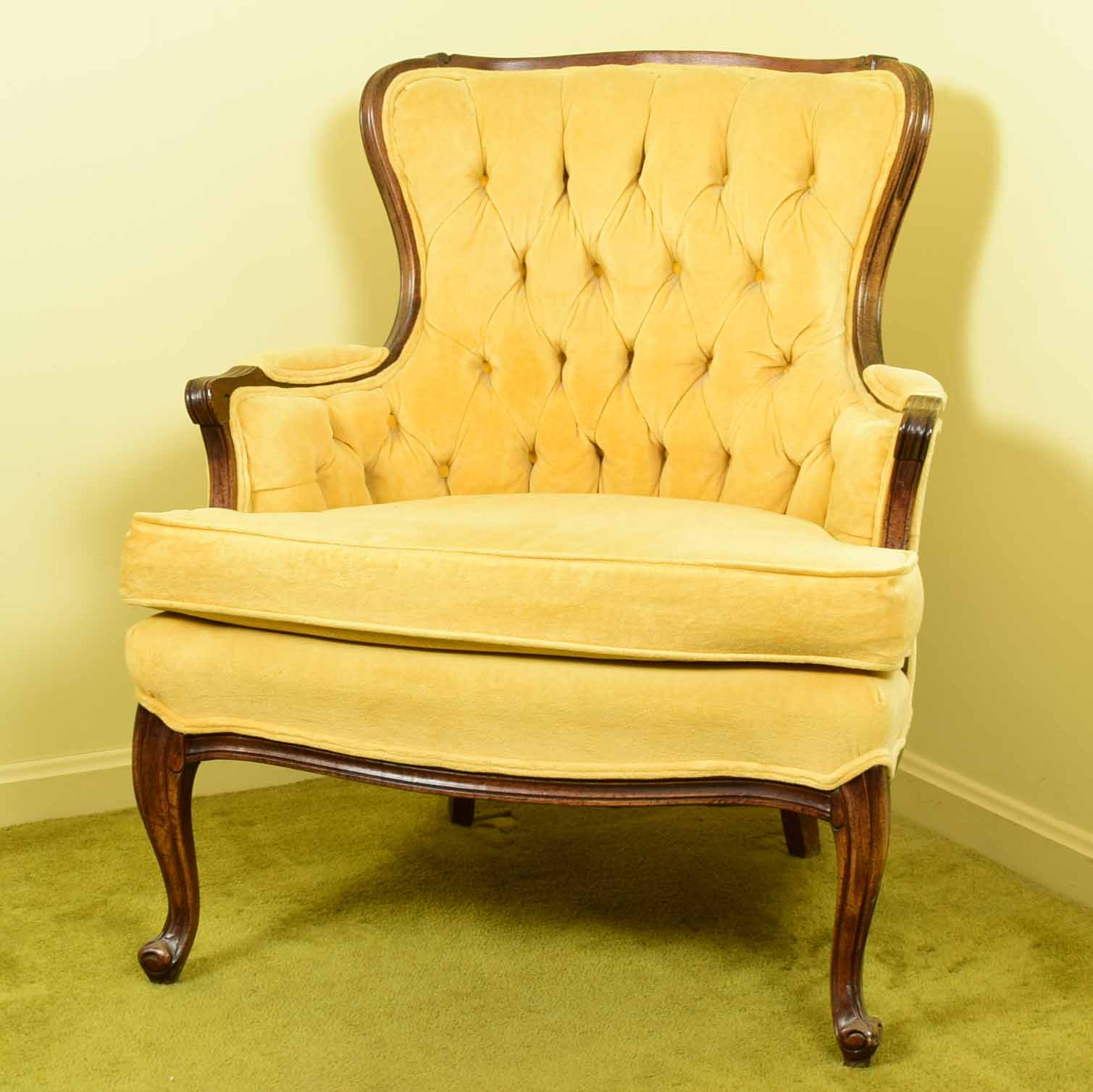 Sam Moore French Style Tufted Back Chair