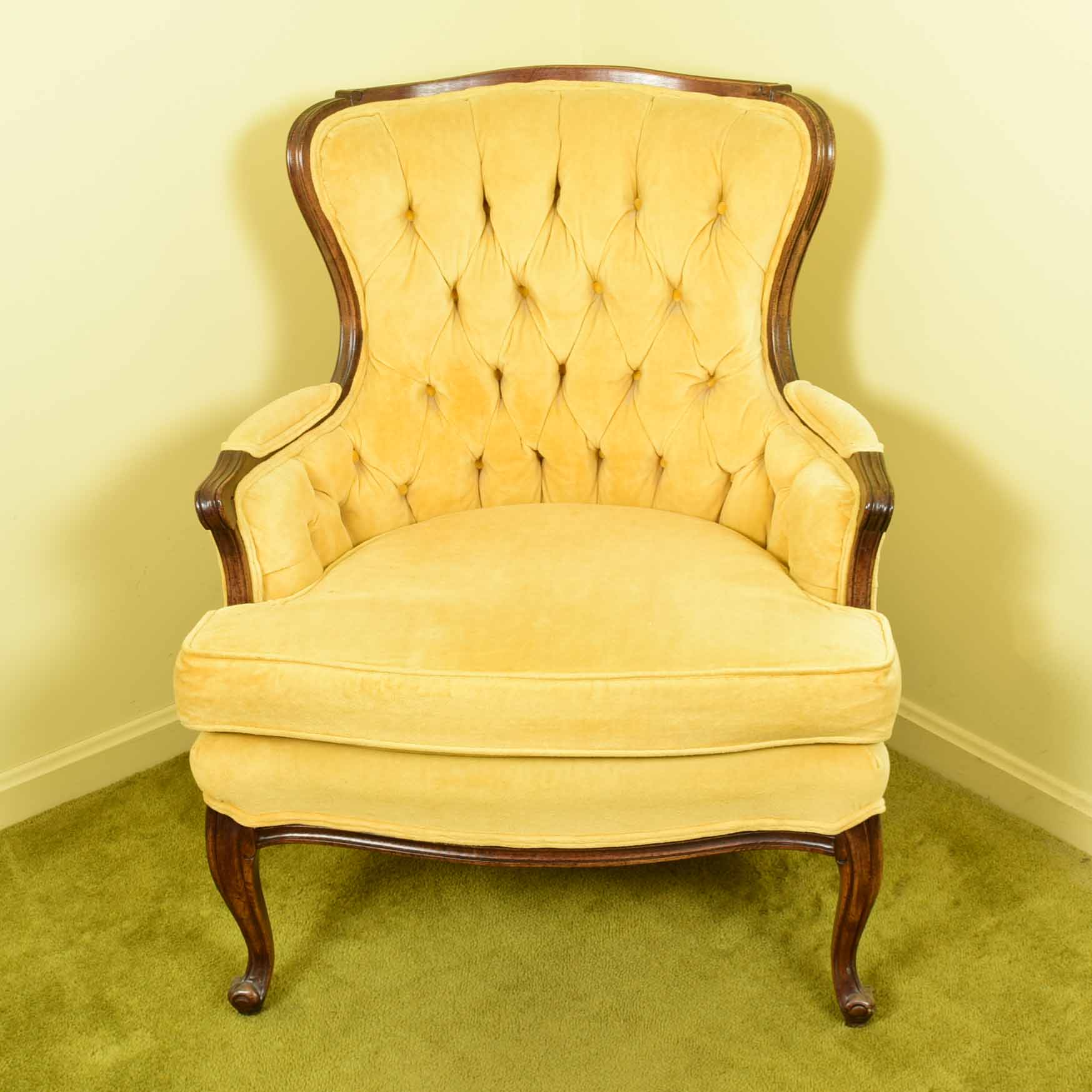 Sam Moore French Style Tufted Back Chair