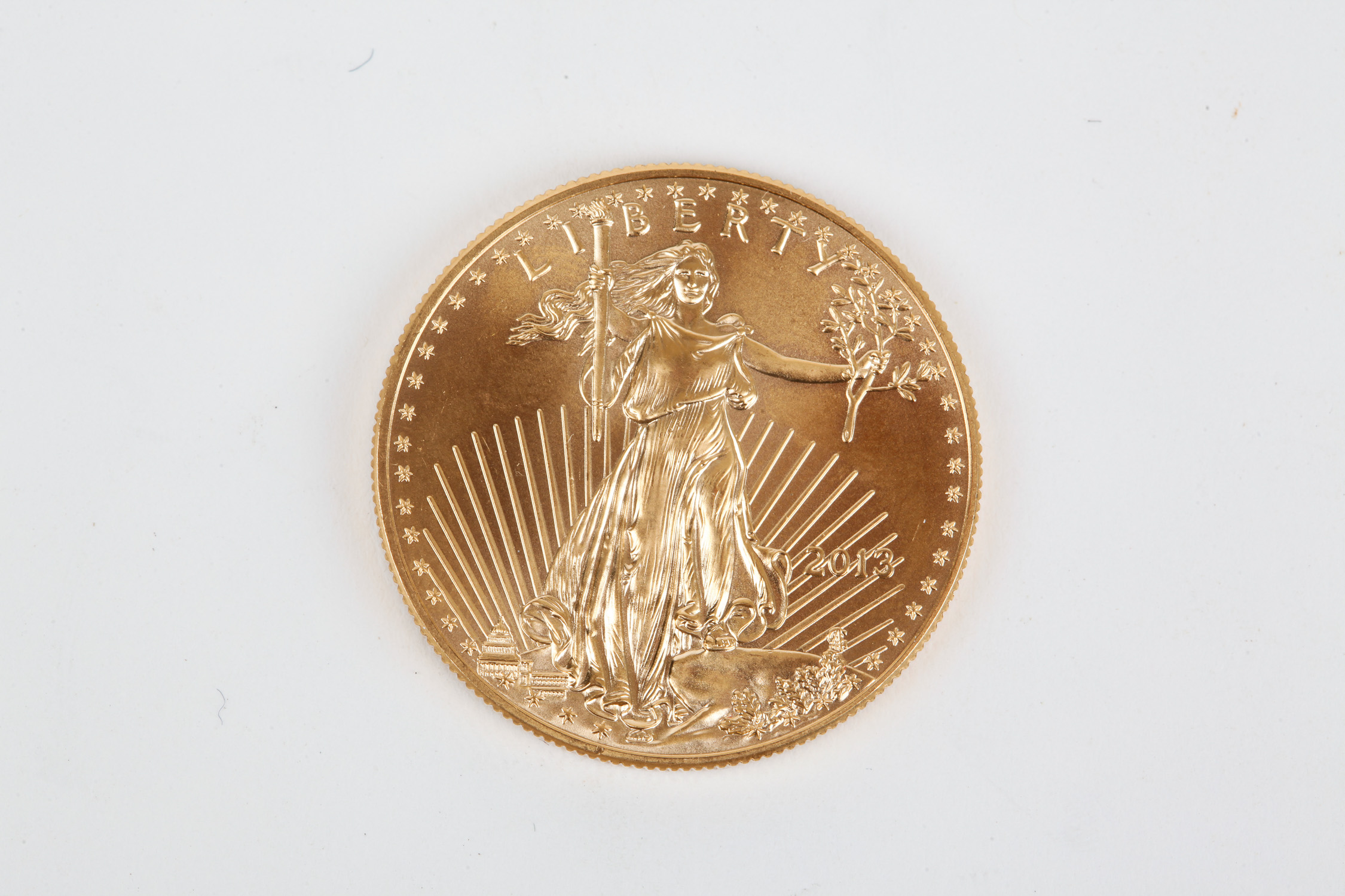 A 2013 Fifty Dollar "American Gold Eagle" Coin
