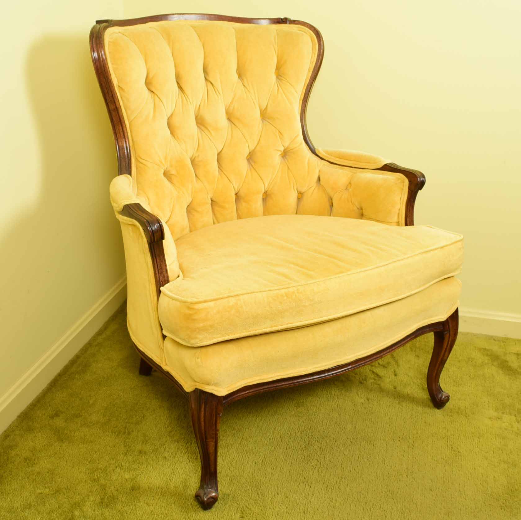 Sam Moore French Style Tufted Back Chair