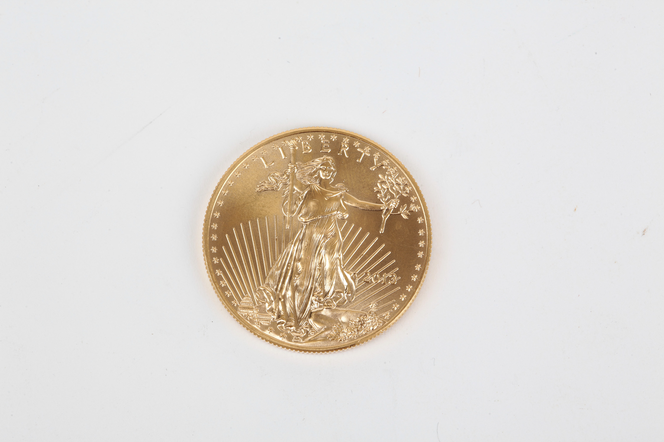 A 2013 Fifty Dollar "American Gold Eagle" Coin