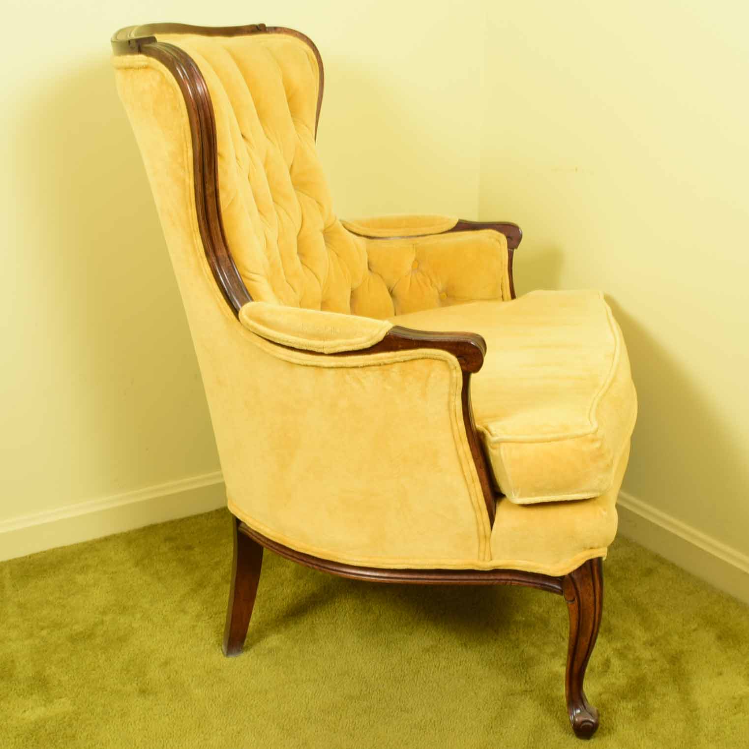 Sam Moore French Style Tufted Back Chair