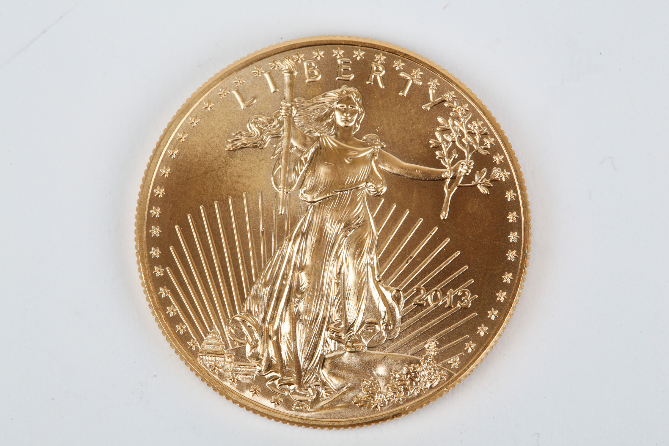 A 2013 Fifty Dollar "American Gold Eagle" Coin