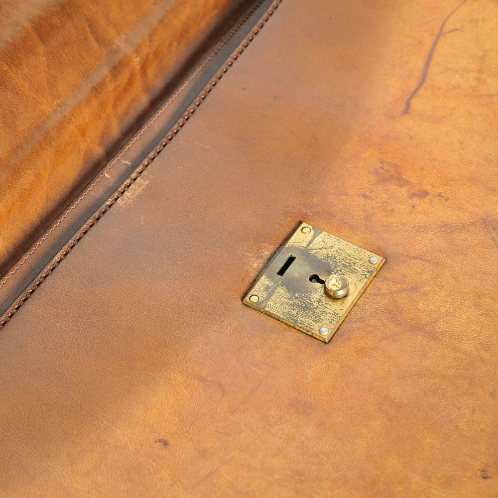 Brooks Brothers Travel Bag and Vintage Leather Briefcase