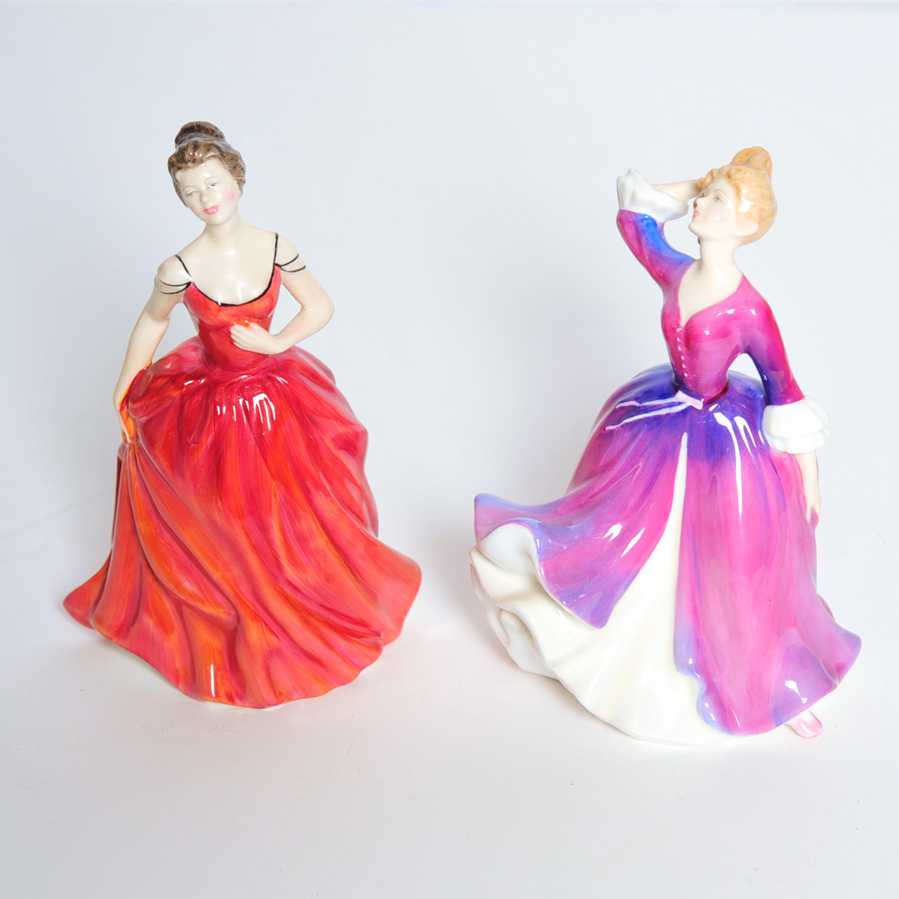 Royal Doulton "Innocence" and "Melissa" Figurines
